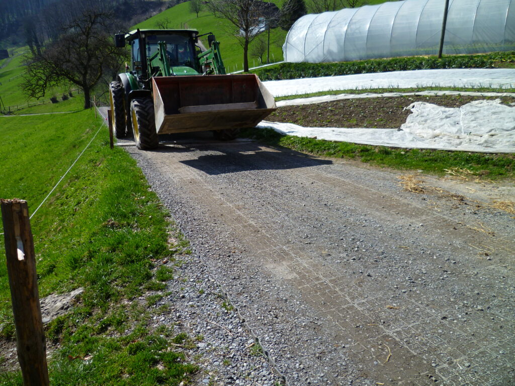 sol portant pour passage d'engins