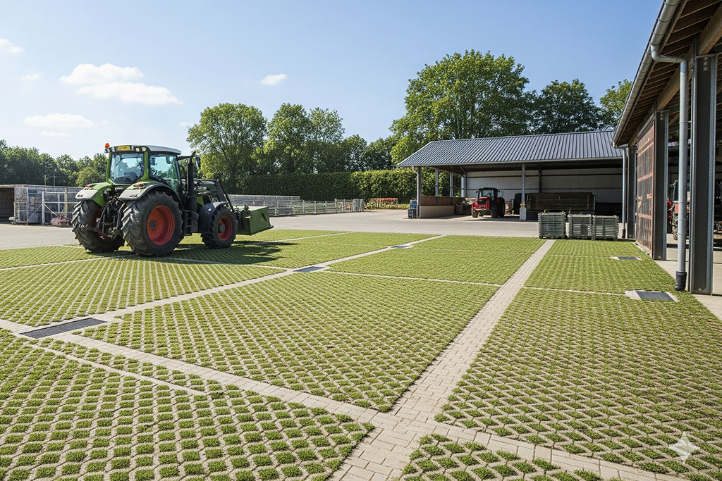 Dalles, Grilles et Treillis Stabilisateurs Écologiques