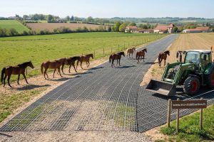Stabiliser Allées et Zones Boueuses